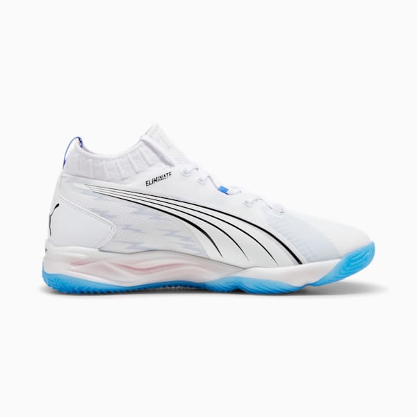 Eliminate NITRO™ SQD Court Shoes, PUMA White-Bluemazing-PUMA Black, extralarge