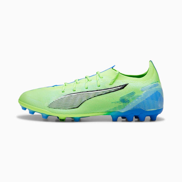 ULTRA 5 ULTIMATE MG Football Boots Unisex, Fizzy Apple-PUMA White-Bluemazing, extralarge-GBR