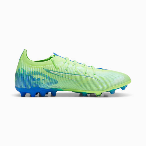 ULTRA 5 ULTIMATE MG Football Boots Unisex, Fizzy Apple-PUMA White-Bluemazing, extralarge-GBR