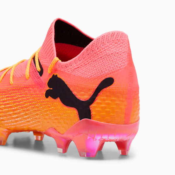 FUTURE 7 ULTIMATE TRICKS Firm Ground/Artificial Ground Men's Soccer Cleats, Sunset Glow-Sun Stream-PUMA Black-PUMA White, extralarge