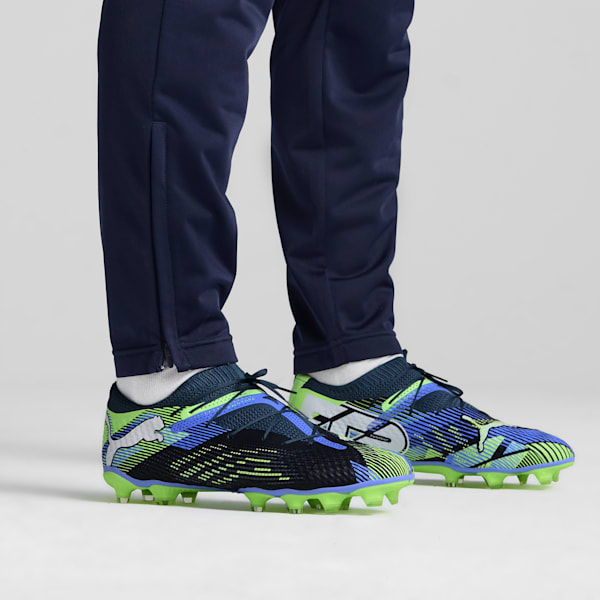 FUTURE 7 PRO+ FG/AG Football Boots Unisex, Gray Skies-PUMA White-Fizzy Apple, extralarge