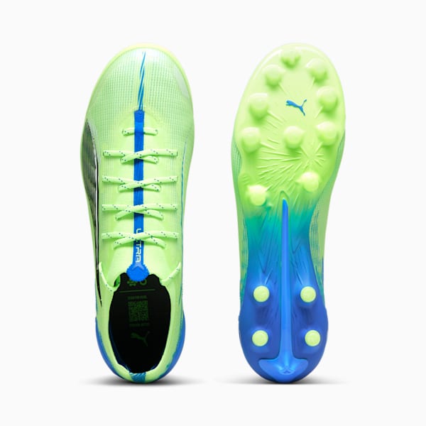メンズ ウルトラ 5 アルティメット AG サッカースパイク, Fizzy Apple-PUMA White-Bluemazing, extralarge-JPN