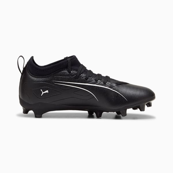 ULTRA 5 MATCH Firm Ground/Artificial Ground Kids' Soccer Cleats, PUMA Black-PUMA White, extralarge