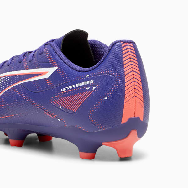 Chaussures de soccer à crampons pour terrain dur/terrain artificiel ULTRA 5 PLAY Homme, Lapis Lazuli-PUMA White-Sunset Glow, extralarge