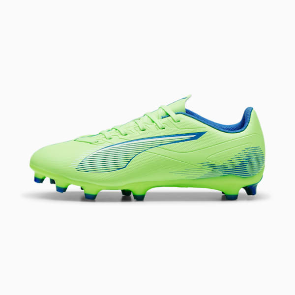 Chaussures de soccer à crampons pour terrain dur/terrain artificiel ULTRA 5 PLAY Homme, Fizzy Apple-PUMA White-Bluemazing, extralarge