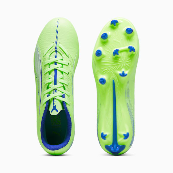 ULTRA 5 PLAY Firm Ground/Artificial Ground Women's Soccer Cleats, Fizzy Apple-PUMA White-Bluemazing, extralarge