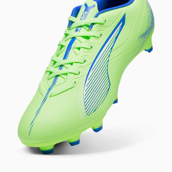ULTRA 5 PLAY Firm Ground/Artificial Ground Women's Soccer Cleats, Fizzy Apple-PUMA White-Bluemazing, extralarge