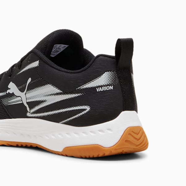 Varion II Youth Indoor Sports Shoes, PUMA Black-Cool Light Gray-Gum, extralarge-IND
