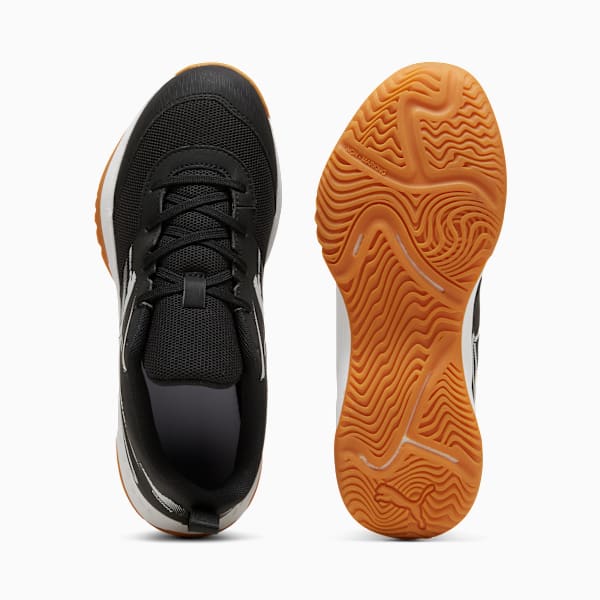 Varion II Youth Indoor Sports Shoes, PUMA Black-Cool Light Gray-Gum, extralarge-IND