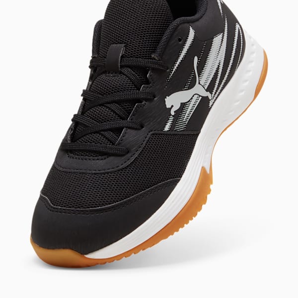 Varion II Youth Indoor Sports Shoes, PUMA Black-Cool Light Gray-Gum, extralarge-IND