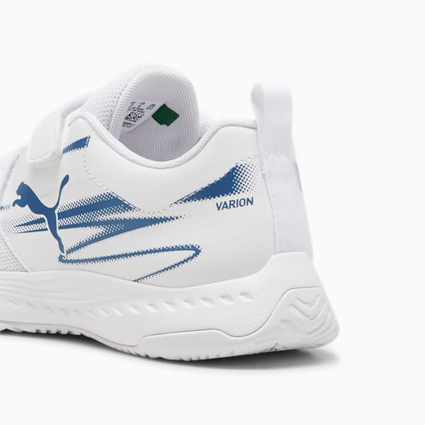 Varion II Indoor Sports Shoes Youth, PUMA White-Blue Horizon, extralarge