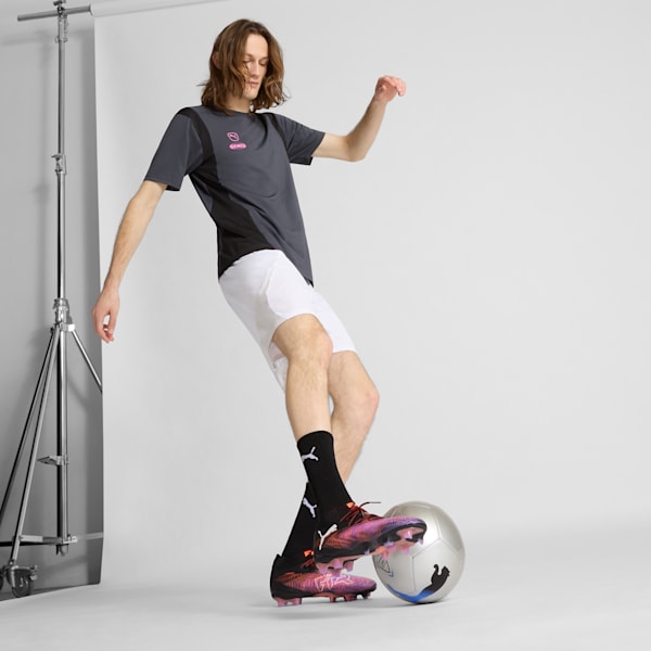 Tacos de fÃºtbol para suelo firme  FUTURE 8 ULTIMATE, PUMA Black-PUMA White-Glowing Red, extralarge