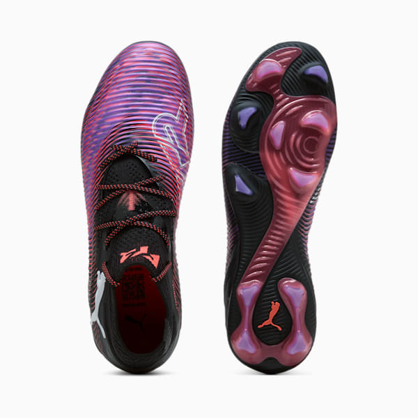 Tacos de fÃºtbol para suelo firme  FUTURE 8 ULTIMATE, PUMA Black-PUMA White-Glowing Red, extralarge