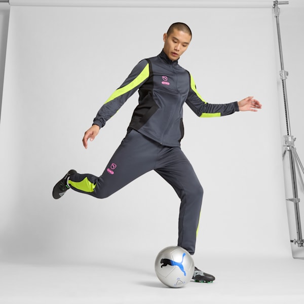 FUTURE 8 ULTIMATE Firm Ground Men's Soccer Cleats, PUMA Black-Cool Light Gray-Fluo Green, extralarge
