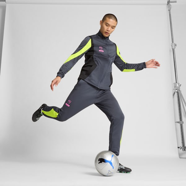 Tacos de fútbol FUTURE 8 ULTIMATE FG, PUMA Black-Cool Light Gray-Fluo Green, extralarge