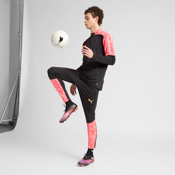 Botines de fútbol para suelo firme/artificial para hombre FUTURE 8 PRO, PUMA Black-PUMA White-Glowing Red, extralarge
