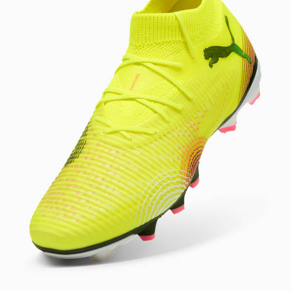 FUTURE 8 PRO Firm Ground/Artificial Ground Men's Soccer Cleats, Yellow Alert-PUMA Black-Sun Struck, extralarge