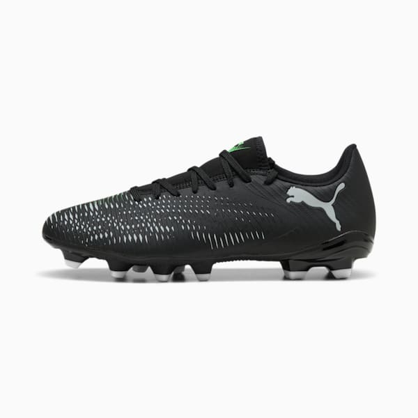 Tacos de fútbol FUTURE 8 PLAY FG/AG, PUMA Black-Cool Light Gray-Fluo Green, extralarge