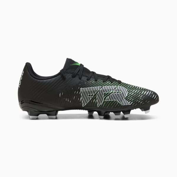 Tacos de fútbol FUTURE 8 PLAY FG/AG, PUMA Black-Cool Light Gray-Fluo Green, extralarge