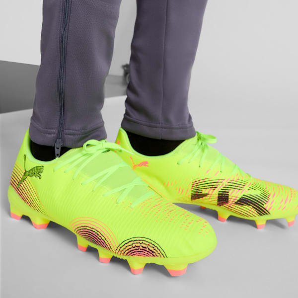 FUTURE 8 PLAY Firm Ground/Artifical Ground Men's Soccer Cleats, Yellow Alert-PUMA Black-Sun Struck, extralarge