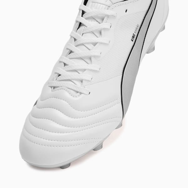 メンズ キング ミライ アルティメット II HG サッカースパイク, PUMA White-PUMA Silver-PUMA Black, extralarge-JPN