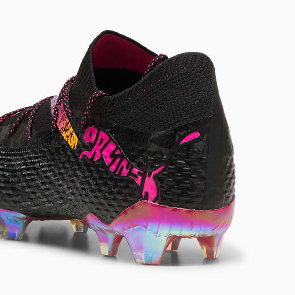 PUMA x ORLINSKI FUTURE 7 ULTIMATE Firm Ground/Artificial Ground Men's Soccer Cleats, PUMA Black-PUMA Silver-Dark Amethyst-Sun Stream, extralarge