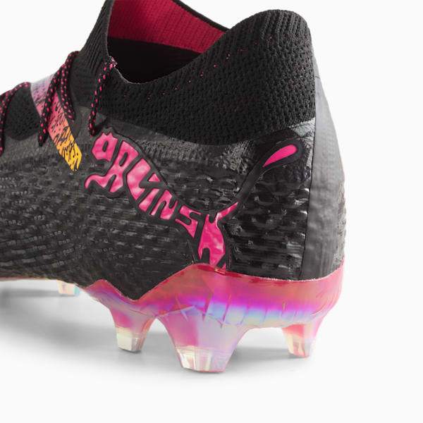 PUMA x ORLINSKI FUTURE 7 ULTIMATE Firm Ground/Artificial Ground Men's Soccer Cleats, PUMA Black-PUMA Silver-Dark Amethyst-Sun Stream, extralarge