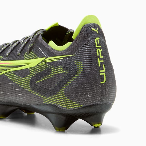 Botines de fútbol de suelo firme para hombre ULTRA 5 CARBON, Matte Aged Silver-Yellow Alert-Sun Struck, extralarge