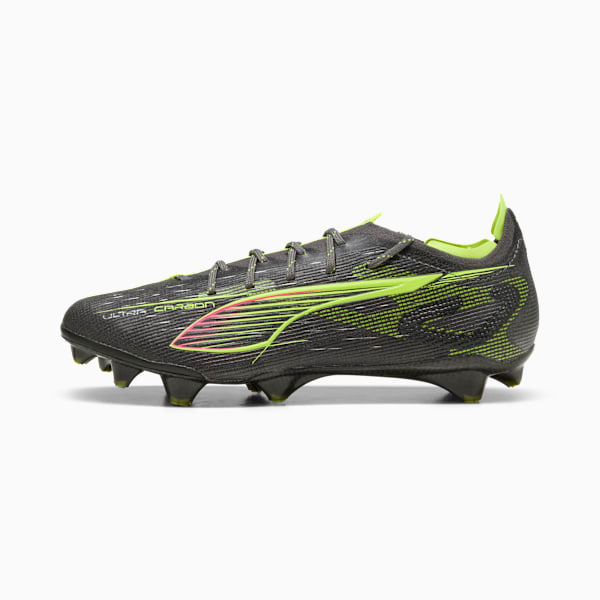 Botines de fútbol para suelos firmes para mujer ULTRA 5 CARBON, Matte Aged Silver-Yellow Alert-Sun Struck, extralarge