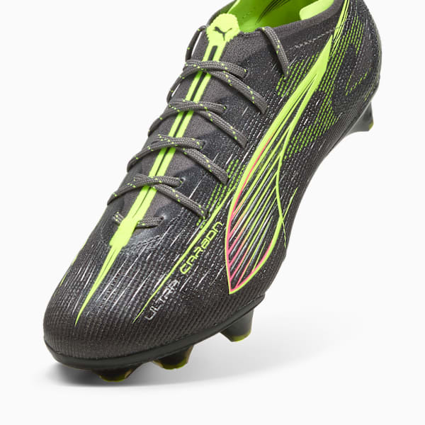 ULTRA 5 CARBON Firm Ground Women's Soccer Cleats, Matte Aged Silver-Yellow Alert-Sun Struck, extralarge