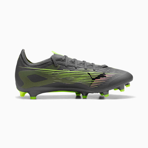 ULTRA 5 MATCH FG/AG Football Boots Unisex, Matte Aged Silver-Yellow Alert-Puma Aged Silver, extralarge-GBR