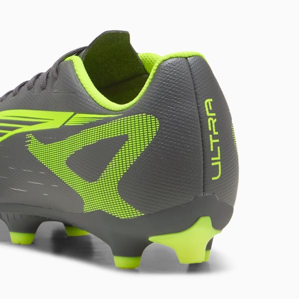 ULTRA 5 PLAY FG/AG Football Boots, Matte Aged Silver-Yellow Alert-Puma Aged Silver, extralarge