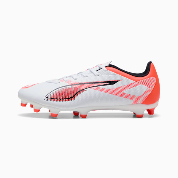 ULTRA 5 PLAY FG/AG Football Boots Women, PUMA White-PUMA Black-Glowing Red, extralarge-GBR