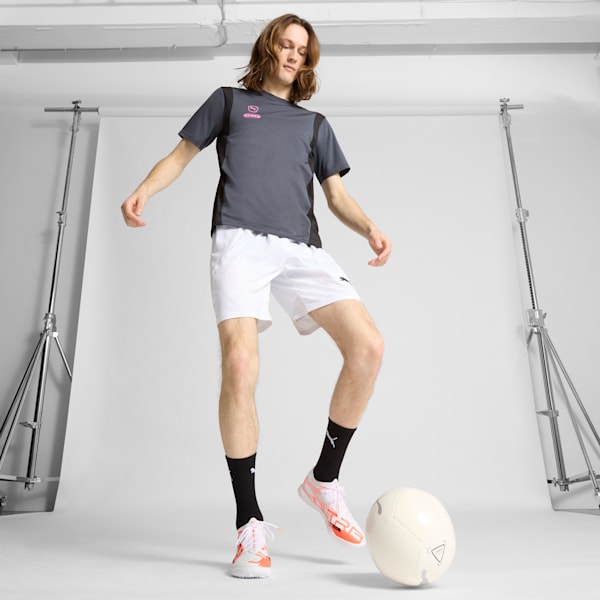 Tacos de futbol ULTRA 5 PRO CAGE, PUMA White-PUMA Black-Glowing Red, extralarge