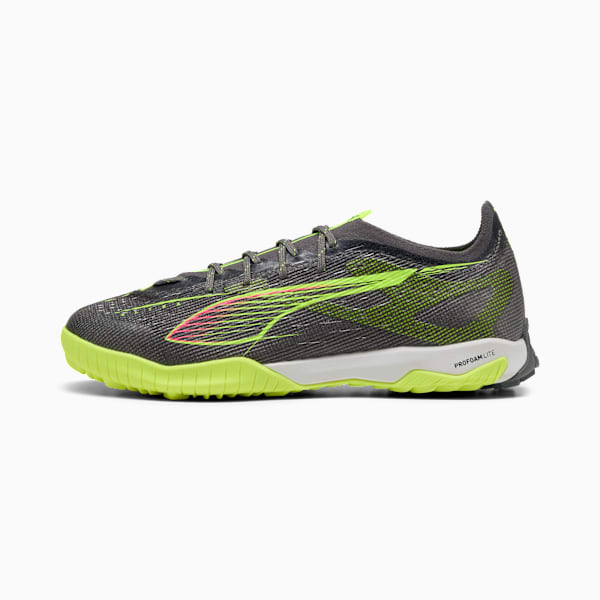 Tacos de futbol ULTRA 5 PRO CAGE, Matte Aged Silver-Yellow Alert-Sun Struck, extralarge