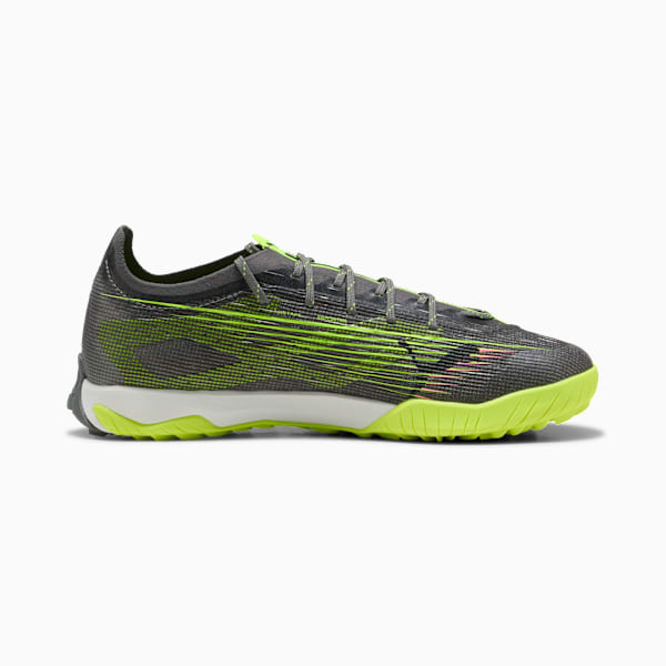 ULTRA 5 PRO CAGE Men's Soccer Cleats, Matte Aged Silver-Yellow Alert-Sun Struck, extralarge
