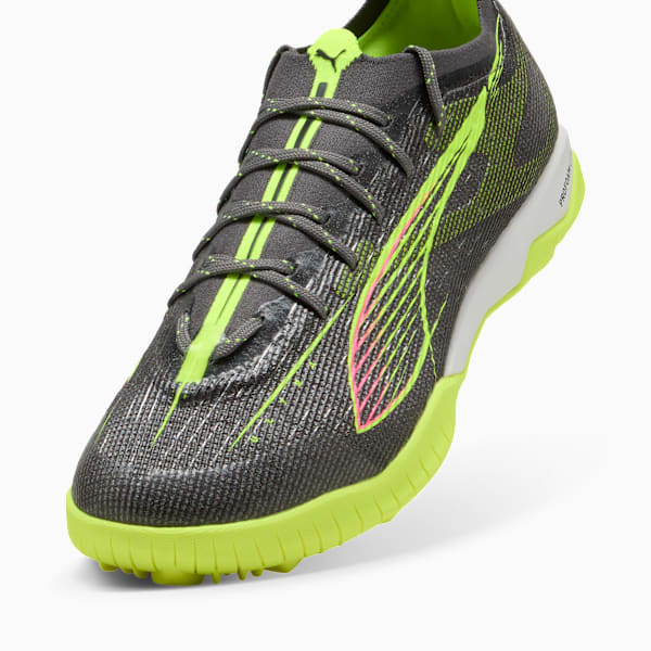 Tacos de futbol ULTRA 5 PRO CAGE, Matte Aged Silver-Yellow Alert-Sun Struck, extralarge