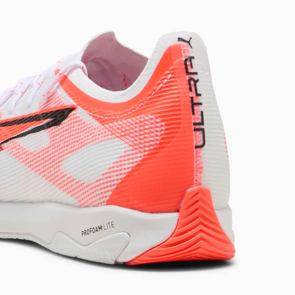 メンズ ウルトラ 5 プロ コート サッカー トレーニングシューズ, PUMA White-PUMA Black-Glowing Red, extralarge-JPN