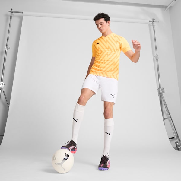 Botas de fútbol ULTRA 5 ULTIMATE F1® MG, PUMA Black-PUMA White-Sunset Glow-Dark Amethyst, extralarge