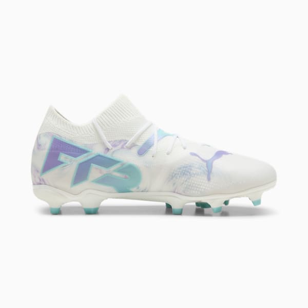 Chaussures de soccer à crampons pour terrain dur/terrain artificiel FUTURE 7 MATCH BL Femme, PUMA White-PUMA Black-Spring Lavender, extralarge