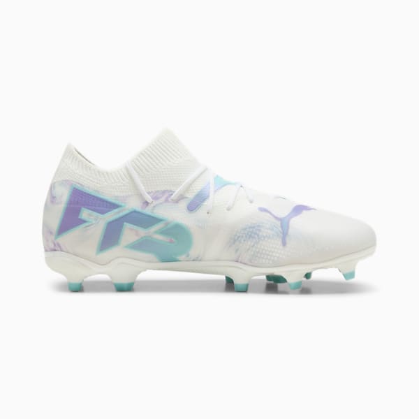 Tacos de fútbol para mujer FUTURE 7 ULTIMATE BL Firm Ground/Artificial Ground, PUMA White-PUMA Black-Spring Lavender, extralarge