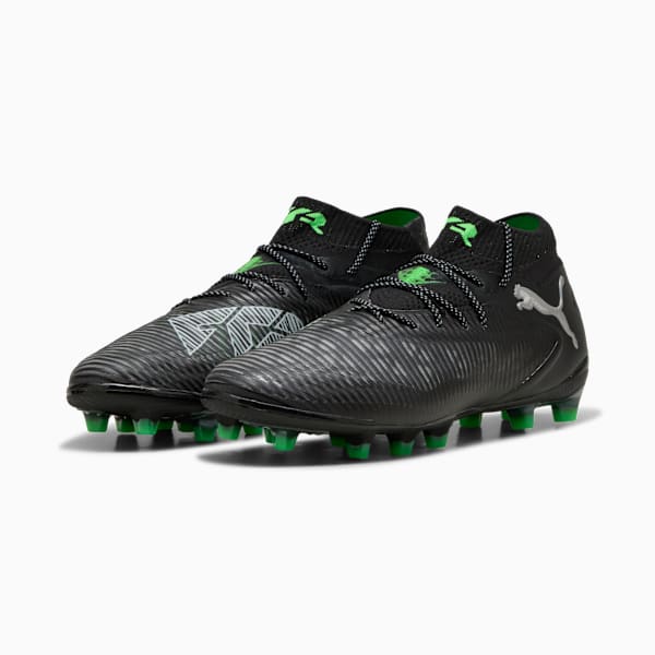 メンズ フューチャー 8 アルティメット AG サッカー スパイク, PUMA Black-Cool Light Gray-Fluo Green, extralarge-JPN