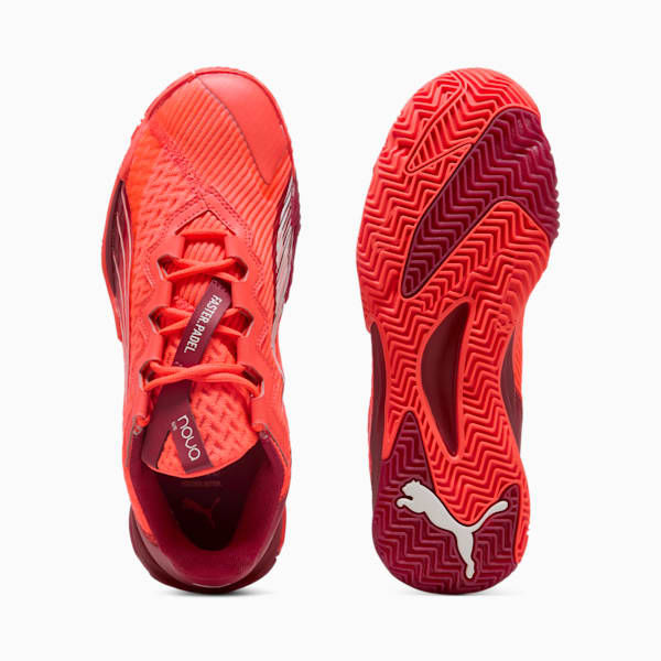 Tenis  NOVA Elite Padel, Glowing Red-Dark Crimson-PUMA White, extralarge