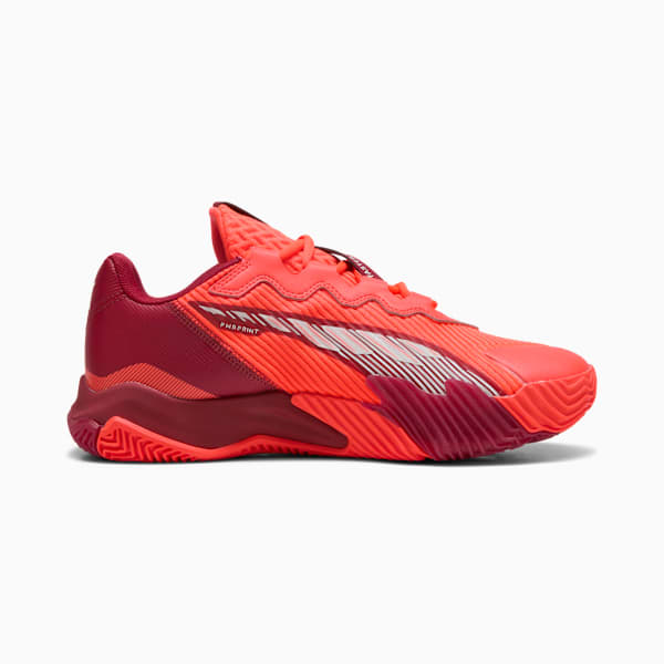 NOVA Elite Men's Court Shoes, Glowing Red-Dark Crimson-PUMA White, extralarge