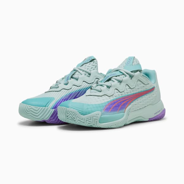 Tenis mujer NOVA Elite Padel, Peaceful Blue-Purple Glimmer-Safe Lake, extralarge