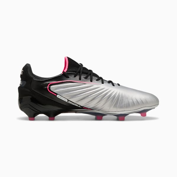 KING ULTIMATE FG/AG Football Boots Unisex, PUMA Silver-PUMA Black-Sun Struck-PUMA White, extralarge-GBR