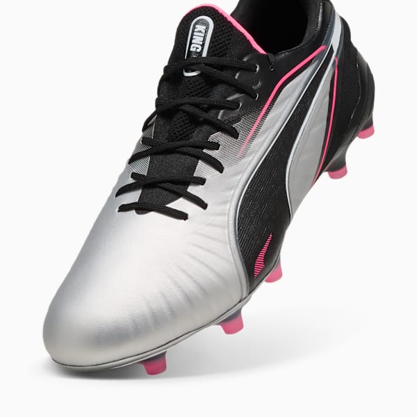 KING ULTIMATE FG/AG Football Boots Unisex, PUMA Silver-PUMA Black-Sun Struck-PUMA White, extralarge-GBR