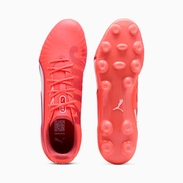 メンズ キング アルティメット HG サッカー スパイク, Glowing Red-PUMA White-Red Fire, extralarge-JPN