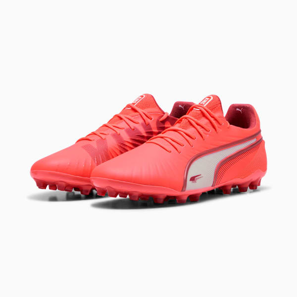 メンズ キング アルティメット MG サッカー スパイク, Glowing Red-PUMA White-Red Fire, extralarge-JPN