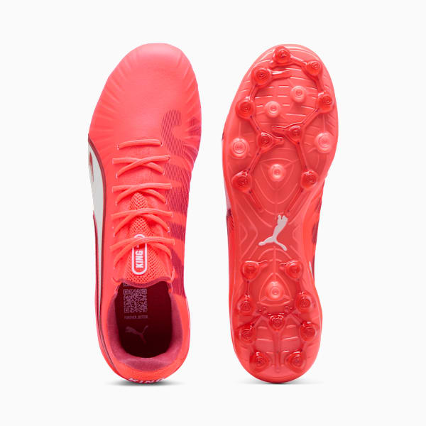 メンズ キング アルティメット MG サッカー スパイク, Glowing Red-PUMA White-Red Fire, extralarge-JPN